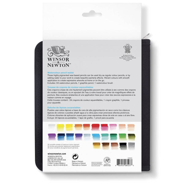 Winsor & Newton Studio Collection Watercolour Pencils Set (24 Pcs)