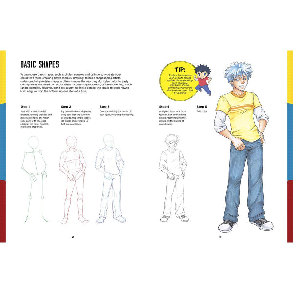 The Art of Drawing Manga Kit & Book