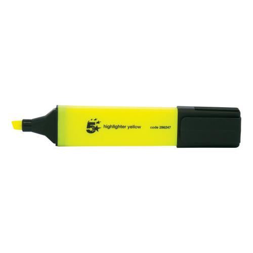 5* HIGHLIGHTER- YELLOW PK.12