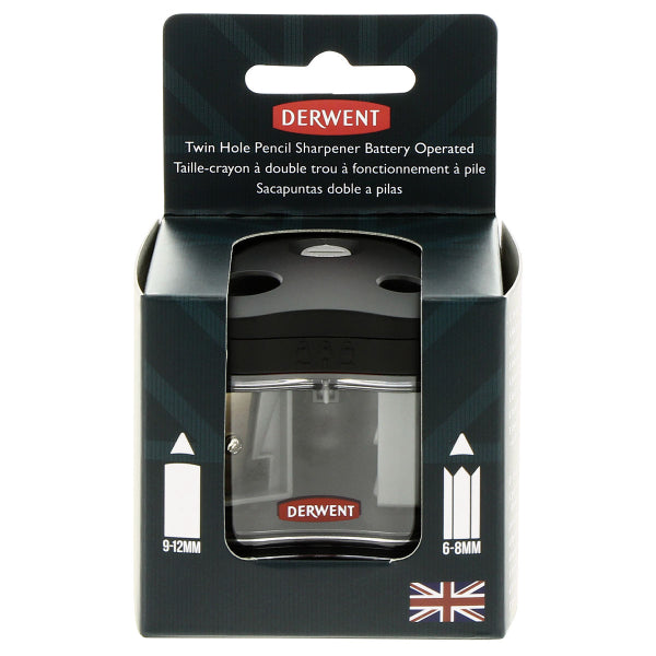 Derwent Twin Hole Battery operated sharpener