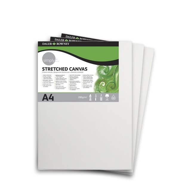 SIMPLY CANVAS 3PK - A4 21x29.7cm