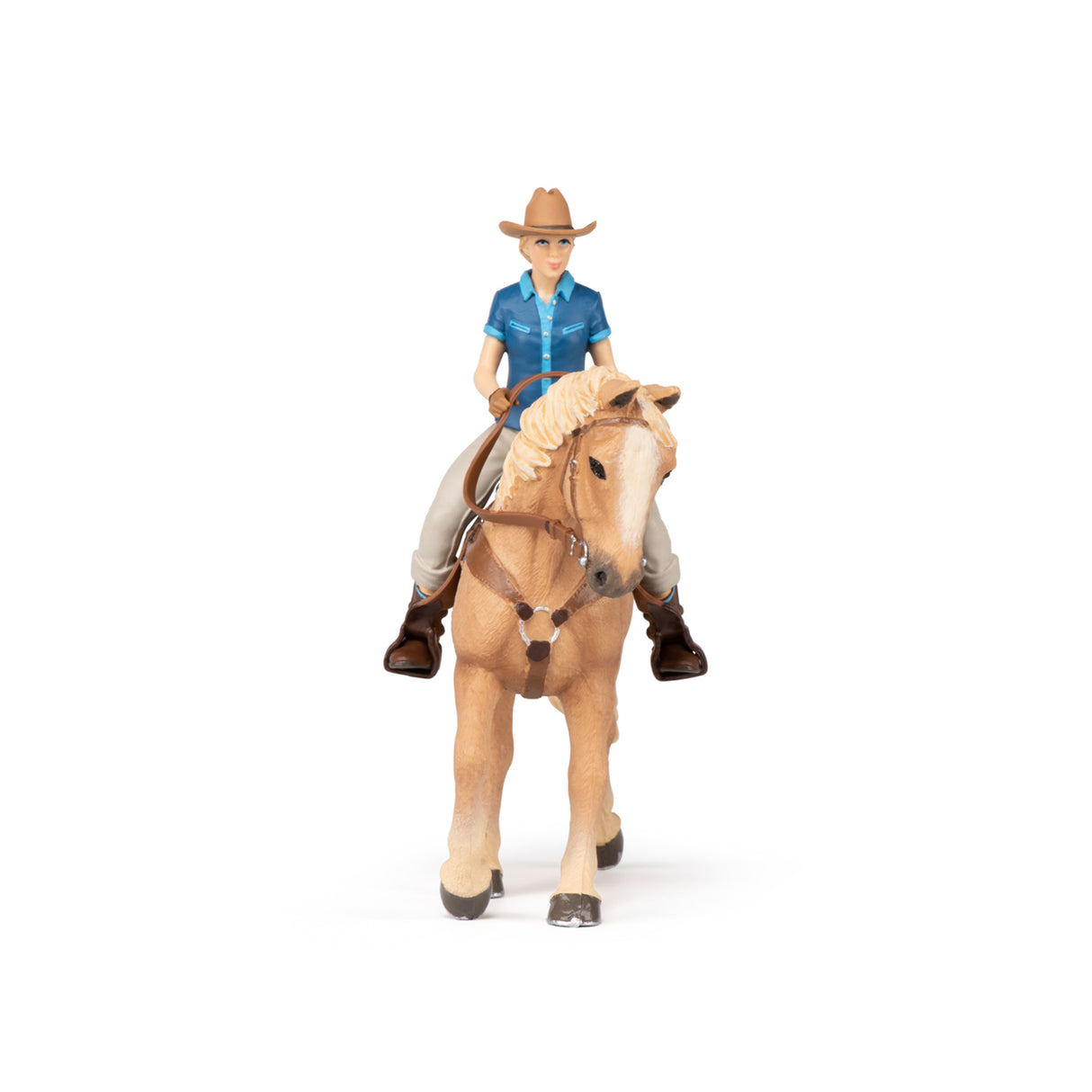 Papo Wild West Horse And Cowgirl