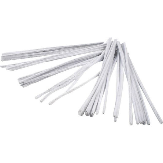 Pipe Cleaners, thickness 6 mm, L: 30 cm, 50 pcs, w