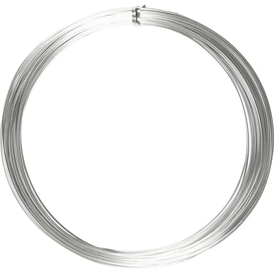 Aluminium Wire, thickness 1 mm, 16 m, silver