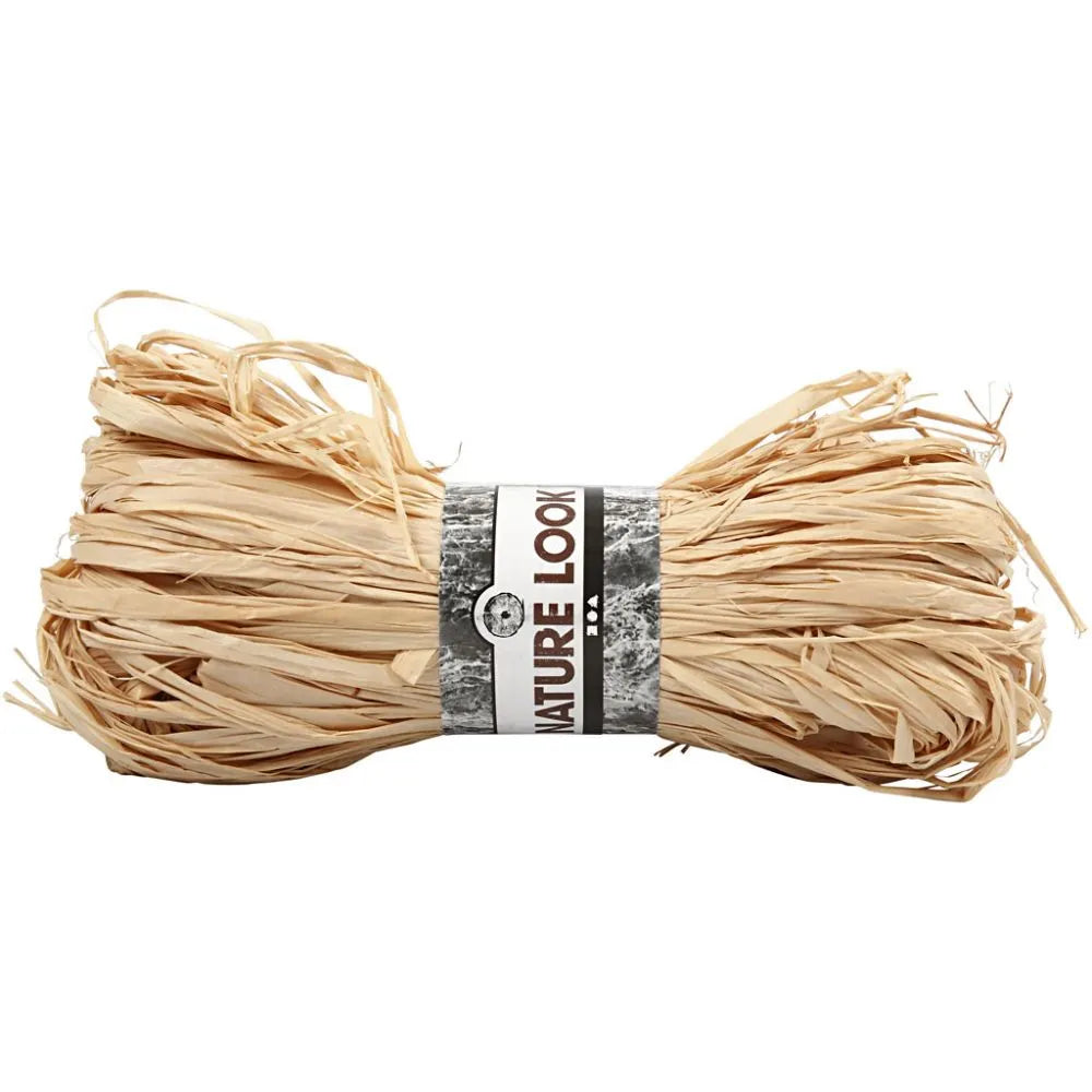 Natural Fine Quality Raffia - 50g (1 Pack)