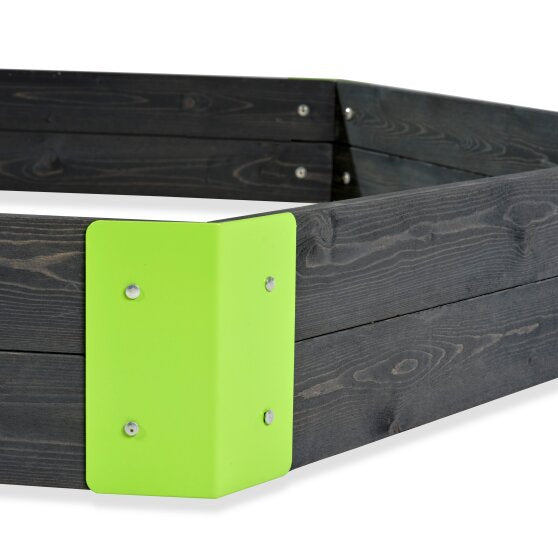 EXIT Aksent Hexagonal Sandpit - 160 x 140cm (FSC 100%)