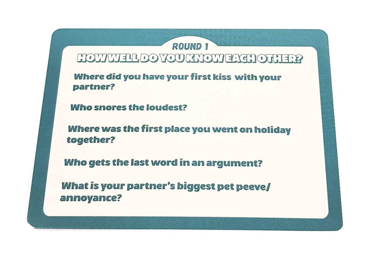 The Couples Quiz Card Game In A Tin