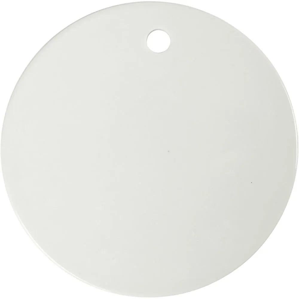 Ceramic Plate, D: 15 cm, thickness 0.5 cm, 1 pc, w