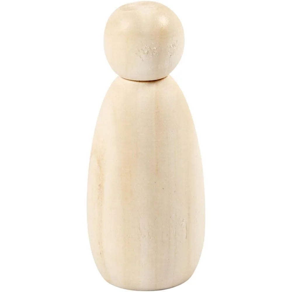 Body, H: 8 cm, 3 pcs, poplar wood