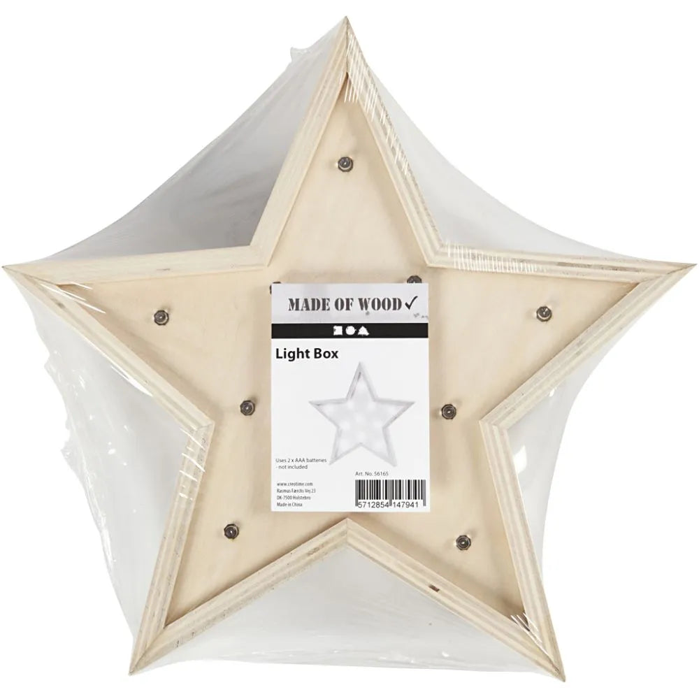 Star Light Box Plywood
