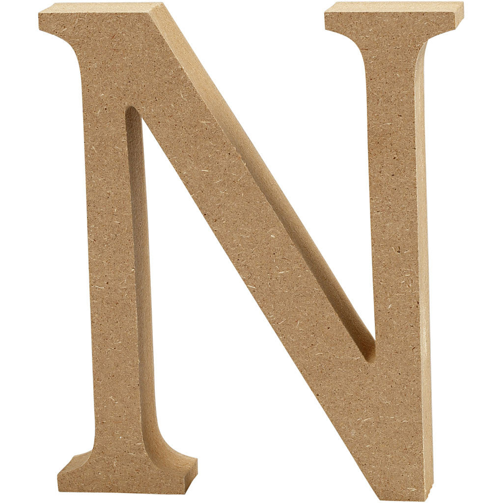 MDF Letter 13cm N
