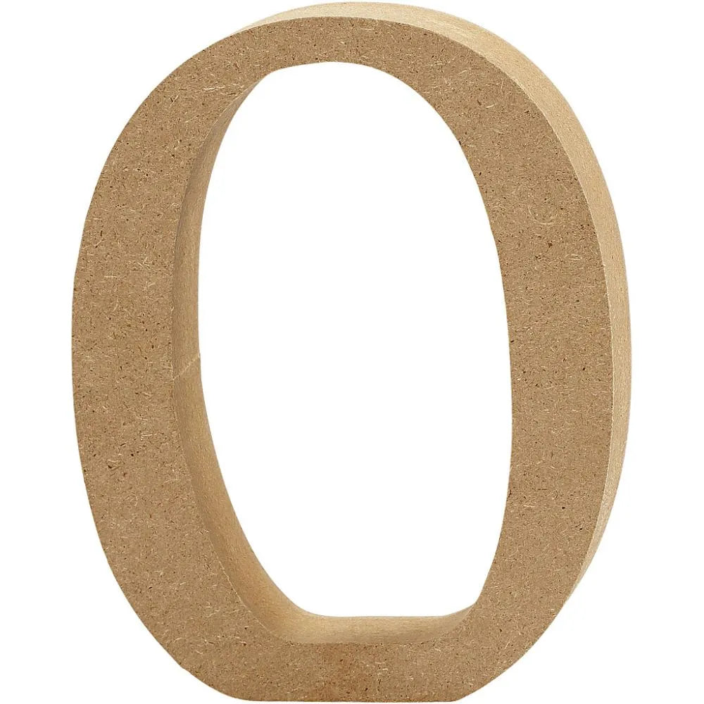 Number 0: 8 cm, thickness 1.5 cm, MDF