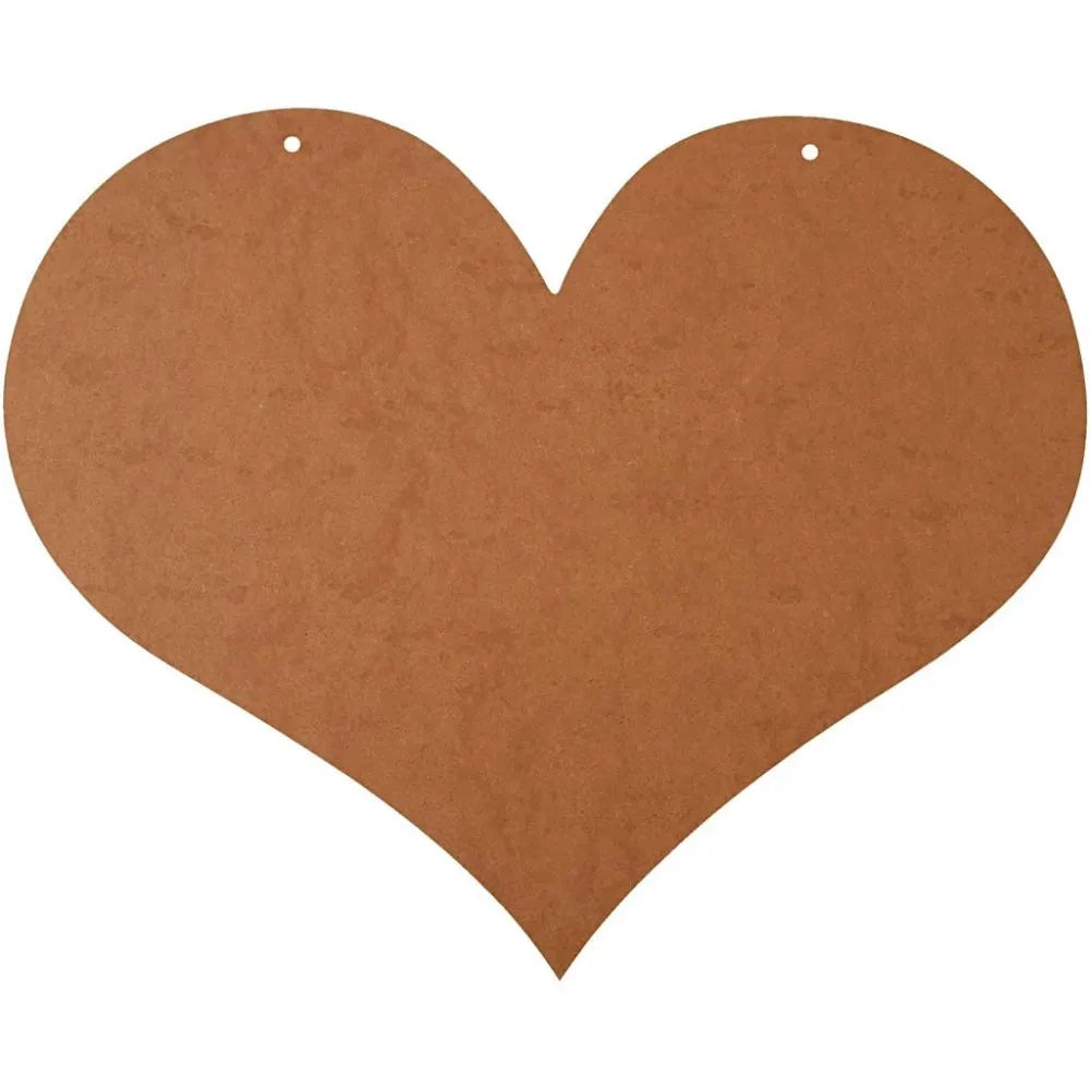 DIY MDF Heart - 50x40cm