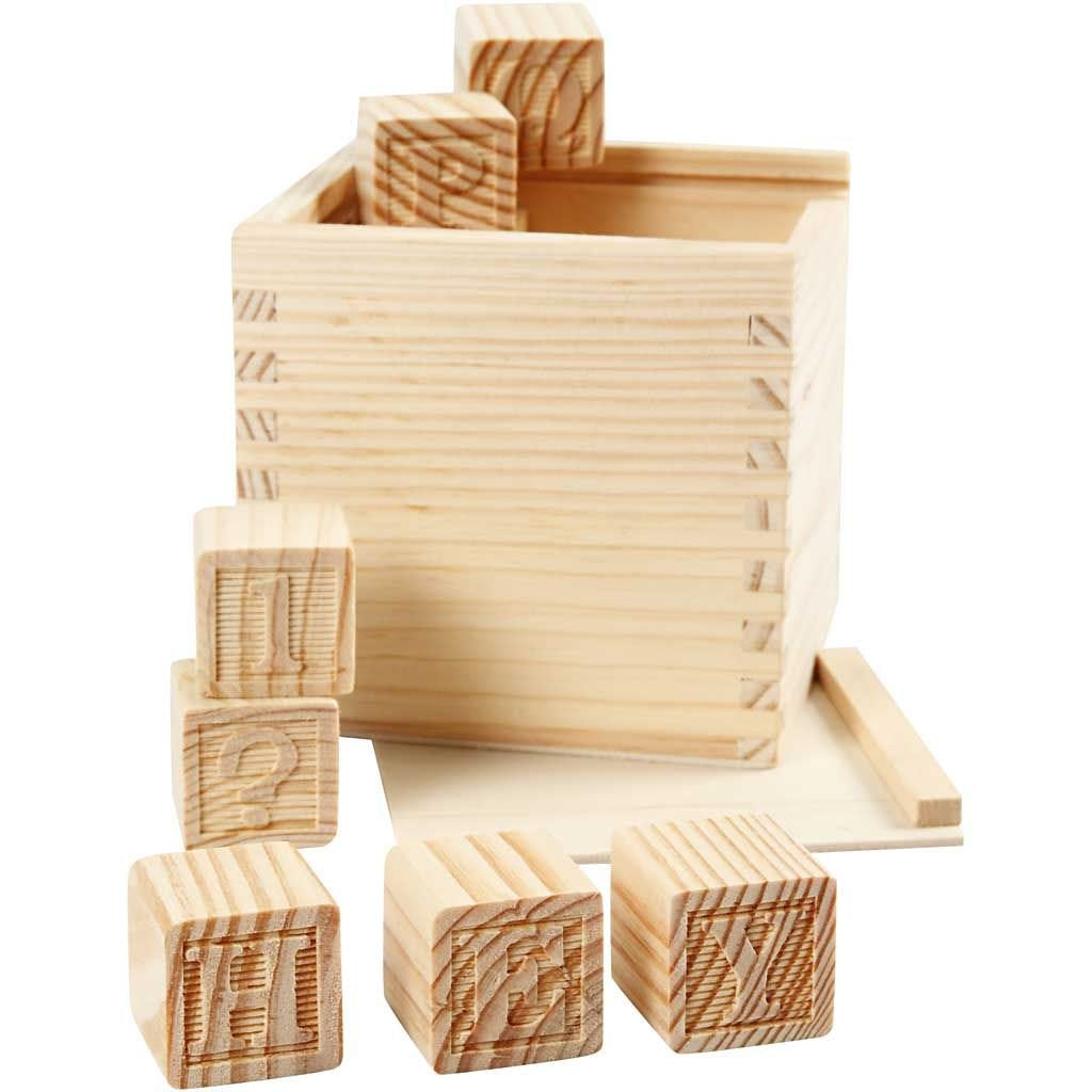 Letter Cubes 3x3x3cm