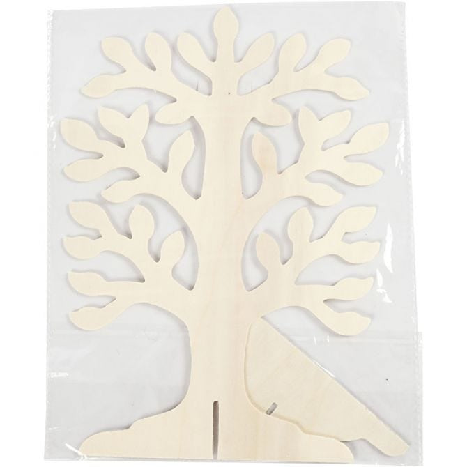 Tree, Size 30X21.5 Cm, Thickness 2 Mm, 1 Pc, Plywo