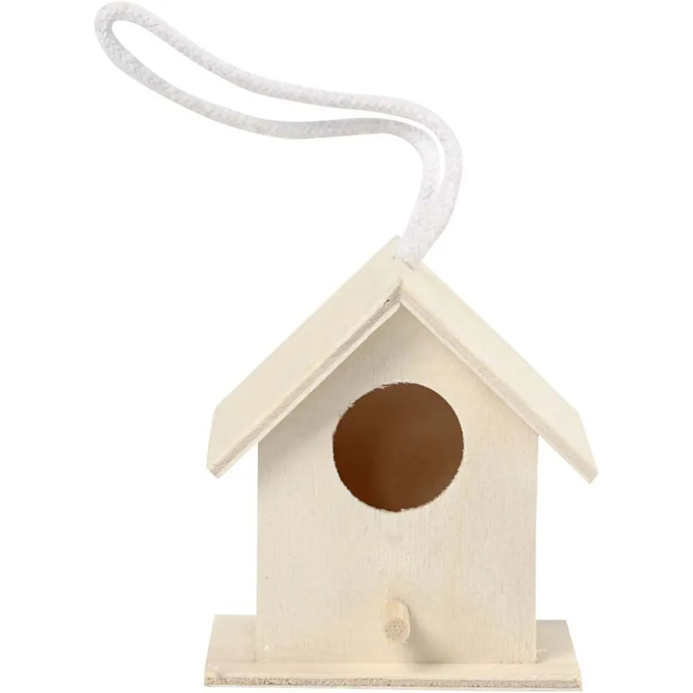 Bird House, size 6x6 cm, 1 pc, plywood