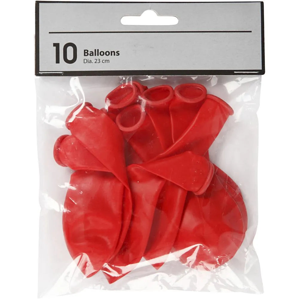 Balloons - Red (10 Pieces)