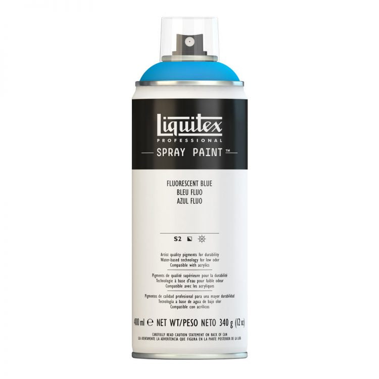 Liquitex Spray Paint -Fluorescent Blue