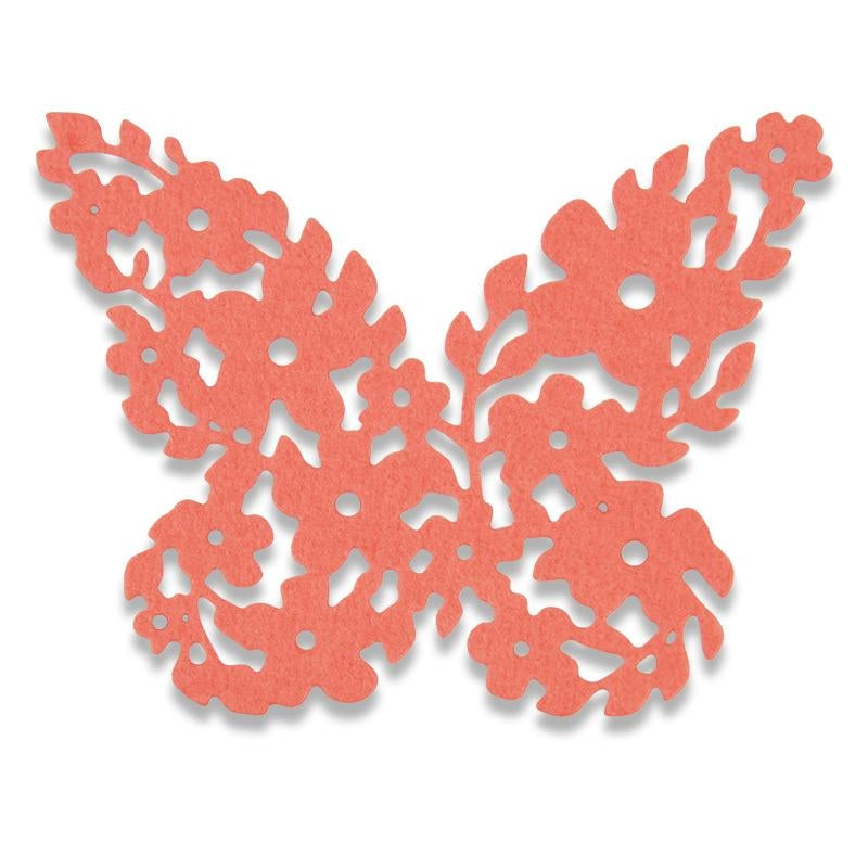 Sizzix Thinlits Die- Floral Butterfly Debi Potter