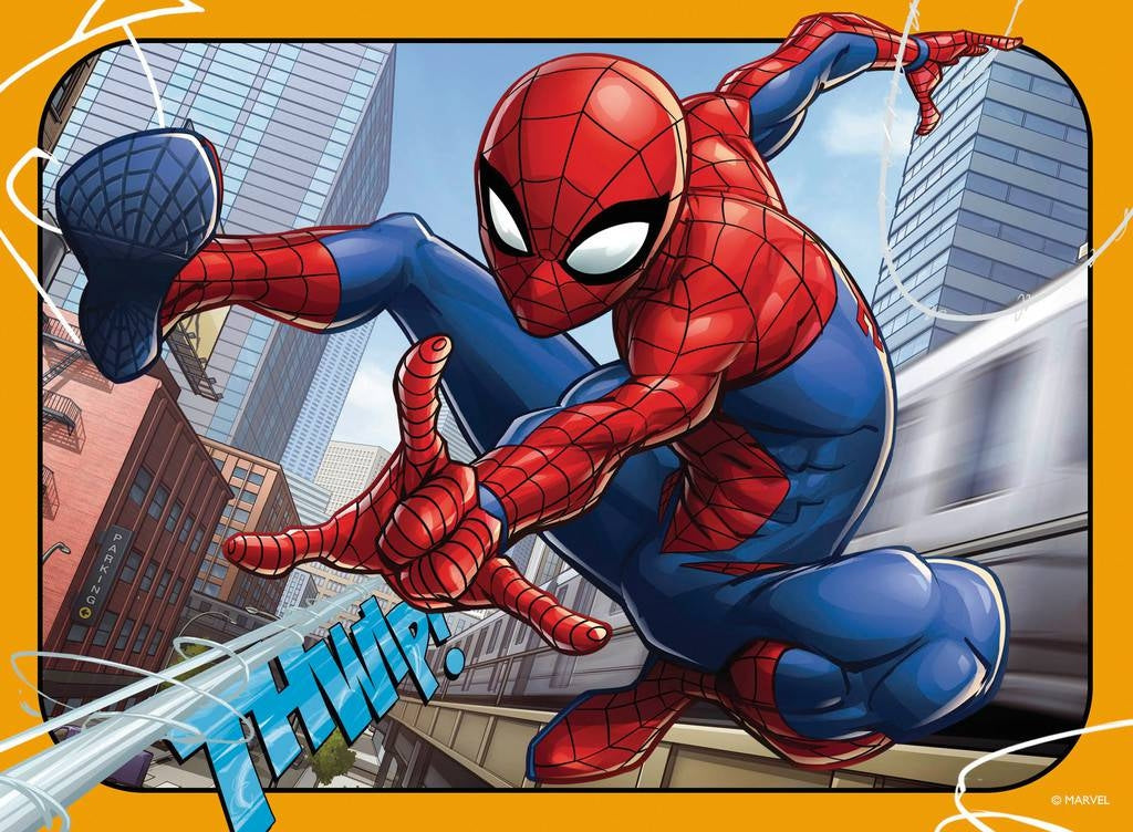 Spiderman 4 In A Box Jigsaw Puzzles
