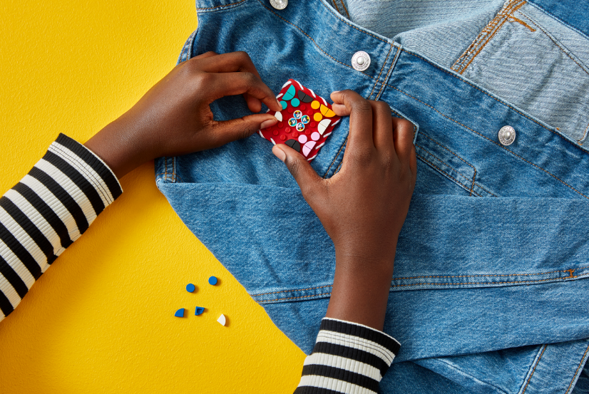 Lego Dots - Mickey Mouse and Minnie Mouse Stitch on Patch