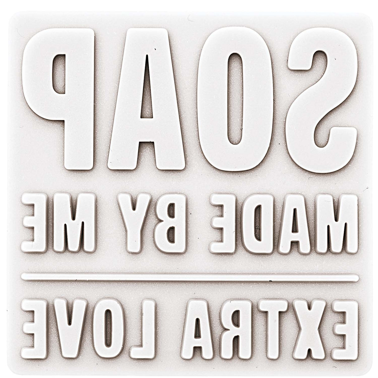 Made by Me soap embossing mold square