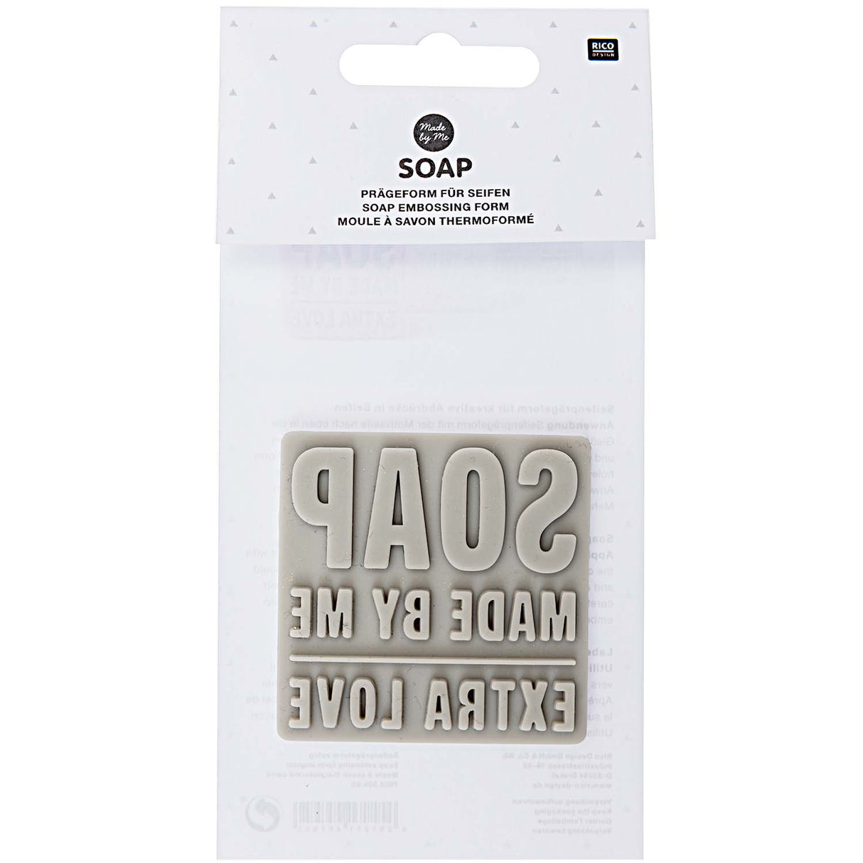 Made by Me soap embossing mold square