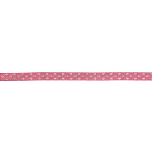 Ribbon Dots Rose-Pink/Gold