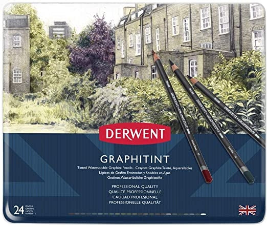Derwent Graphitint Pencils 24 Tin