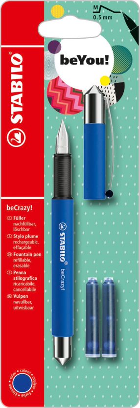 Fountain Pen - STABILO beCrazy! - Uni Colors - Blue