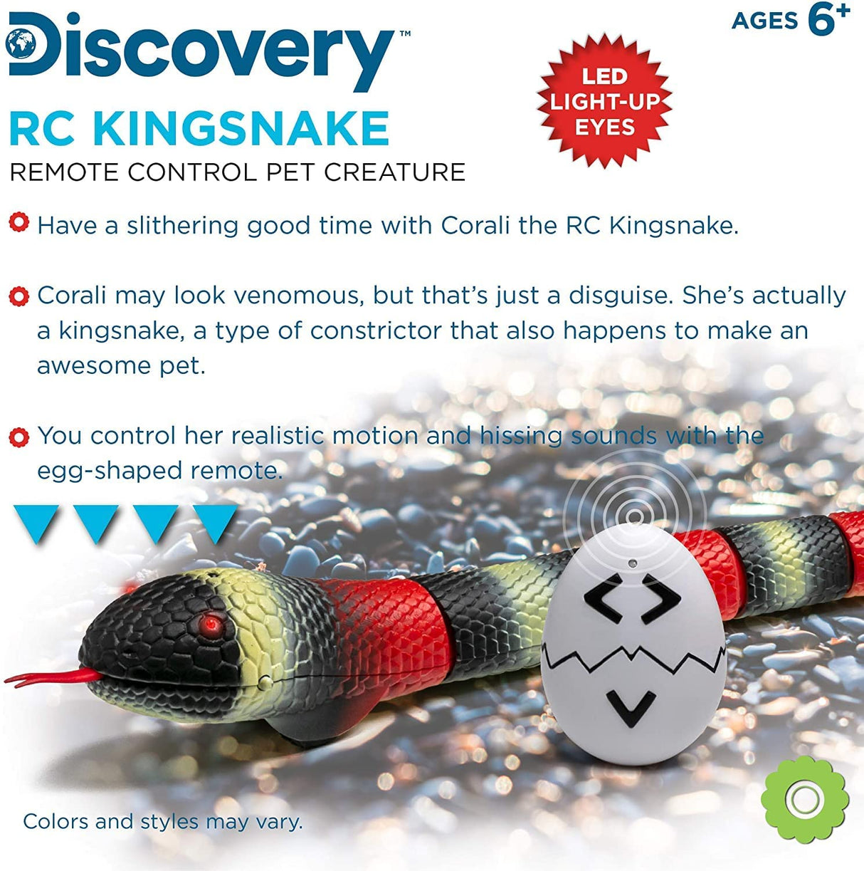 Discover Kids Toy Remote Control King Snake