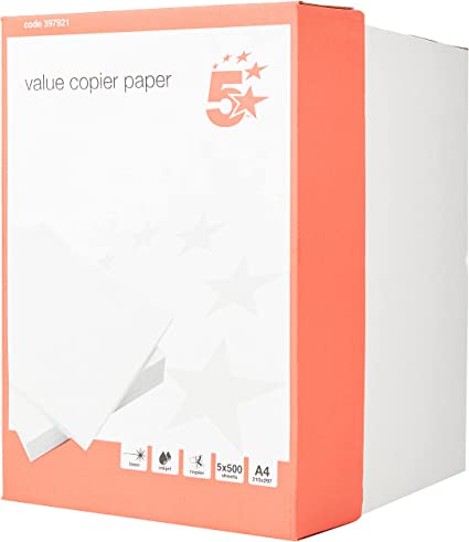 5* Box A4 Copier (5 Reams) Special