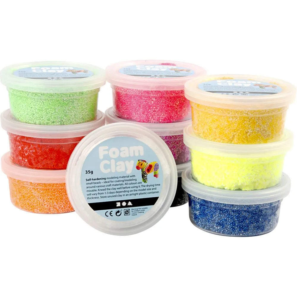 Foam Clay®, 10x35 g, asstd. colours
