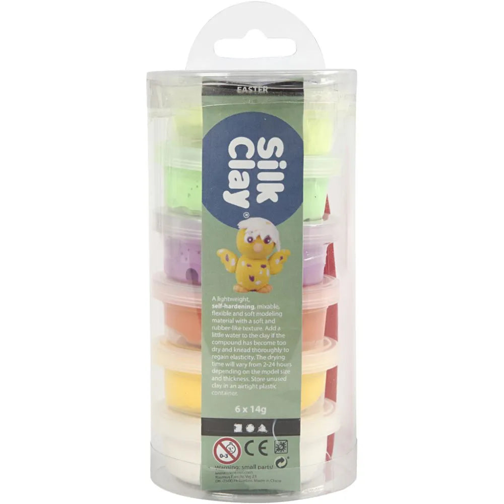 Silk Clay®, 6x14 g, asstd. colours