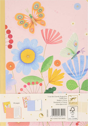 Djeco Rose Little Notebooks - 2 Pack