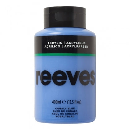 REEVES 400ML ACRYLIC-COBALT BLUE