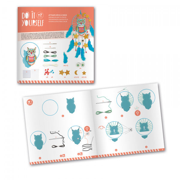 Djeco DIY Create a Golden Owl Dreamcatcher Kit