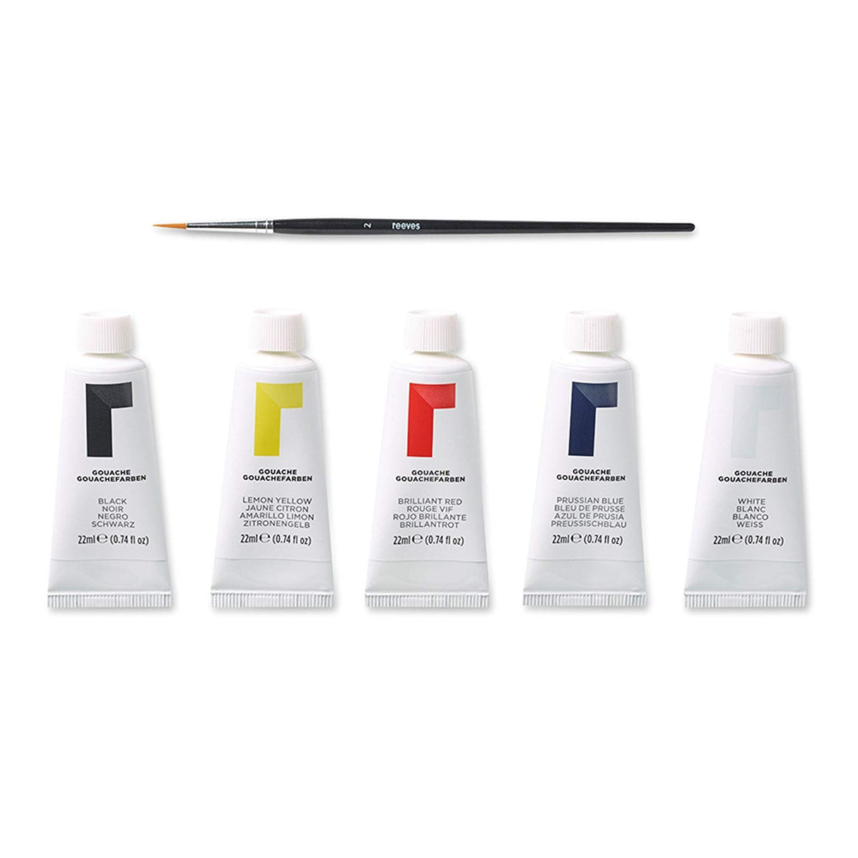 Reeves 5 x 22ml Gouache Set