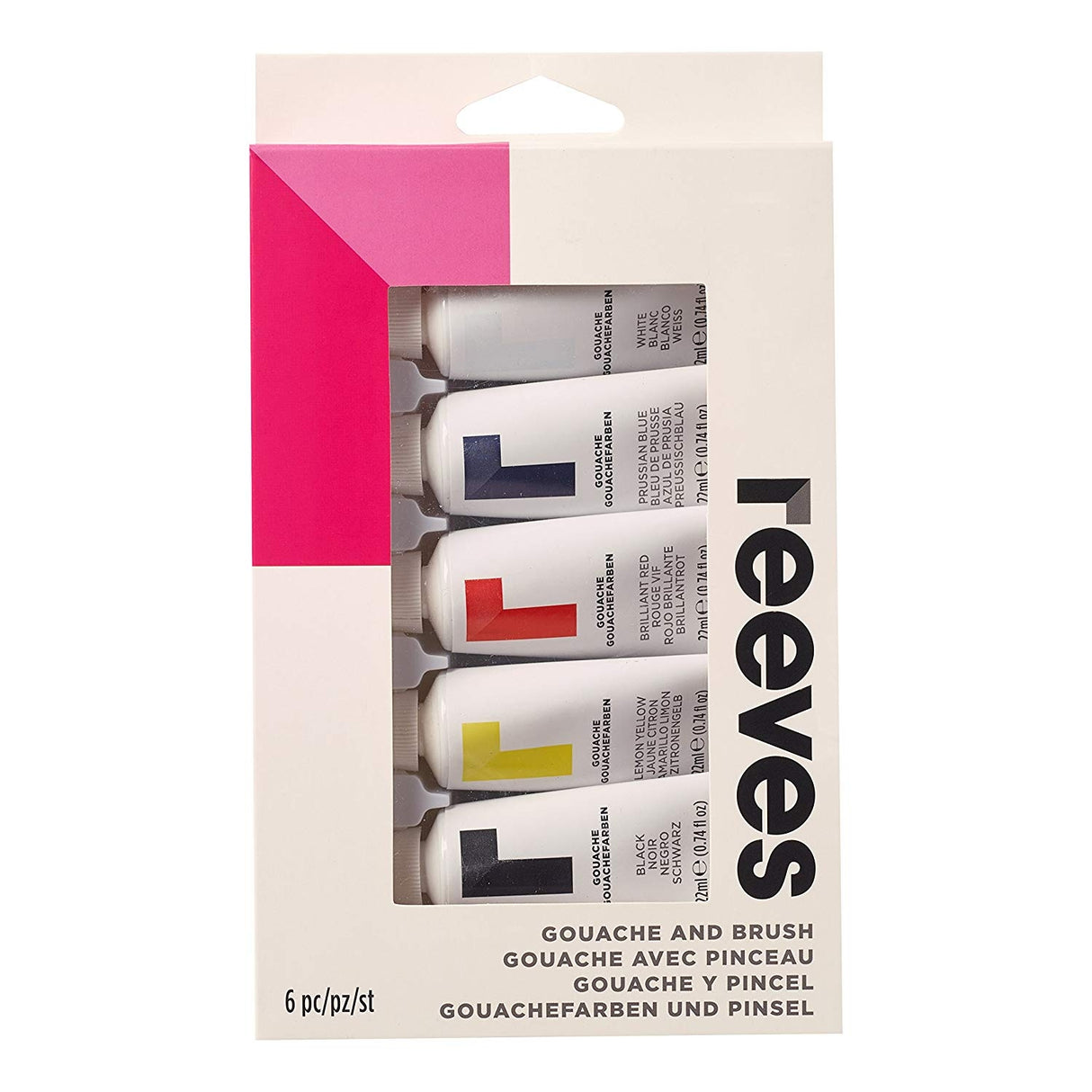 Reeves 5 x 22ml Gouache Set