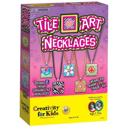 TILE ART NECKLACES