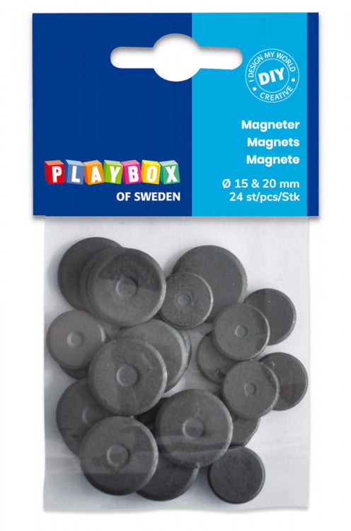 Magnets 24pcs 15&20mm