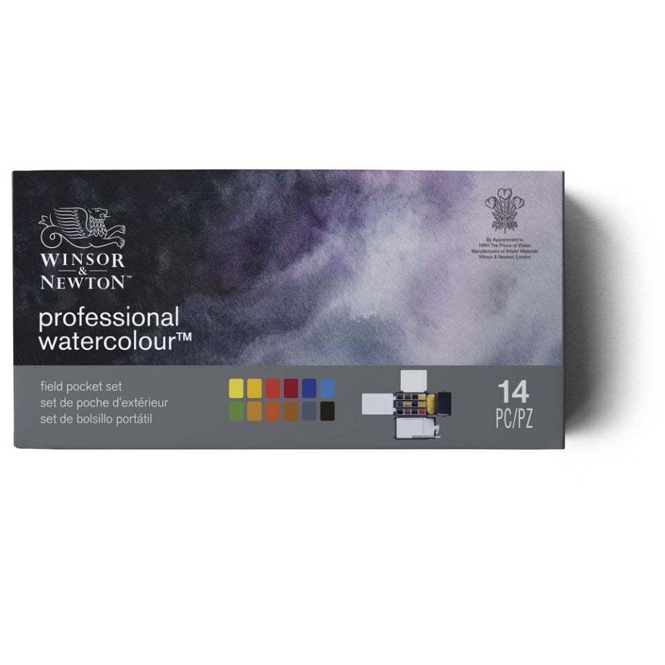 Field Box (12 Half Pans) - Professional Watercolour