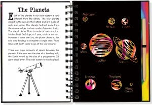 SCRATCH & SKETCH SOLAR SYSTEM
