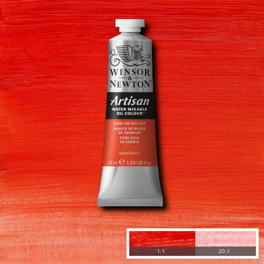 Artisan Water Mixable Oil Colour Cadmium Red Hue 37ml Tube