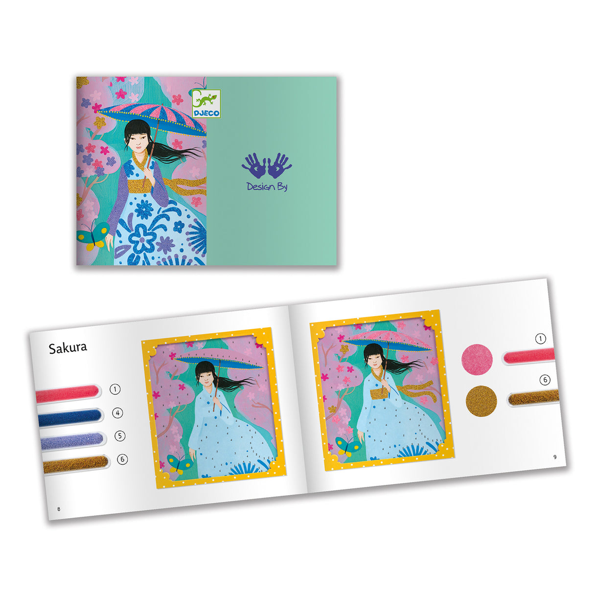 Djeco Artistic Beads - Around the World Card Making Kit