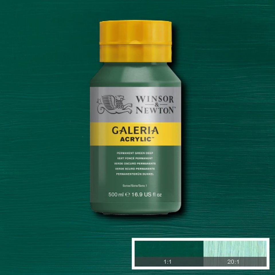Galeria Acrylic Permanent Green Deep 500ml