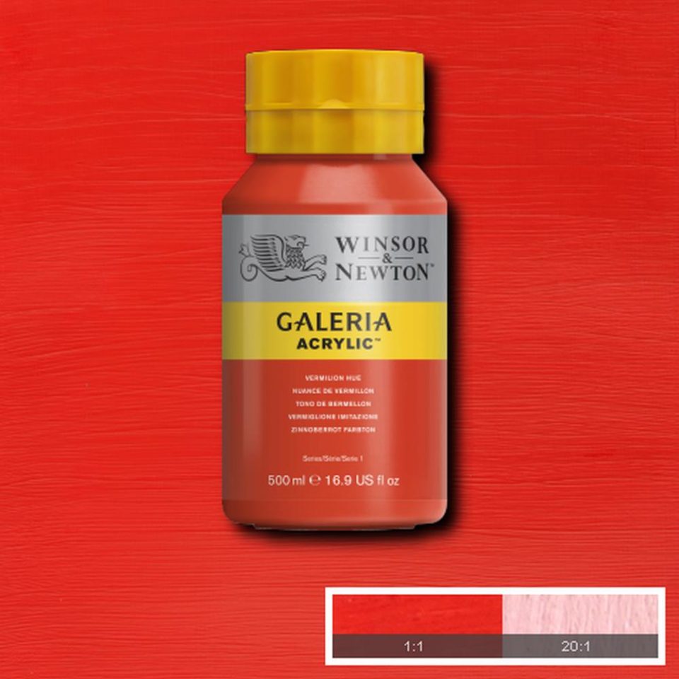 Galeria Acrylic Vermilion Hue 500ml