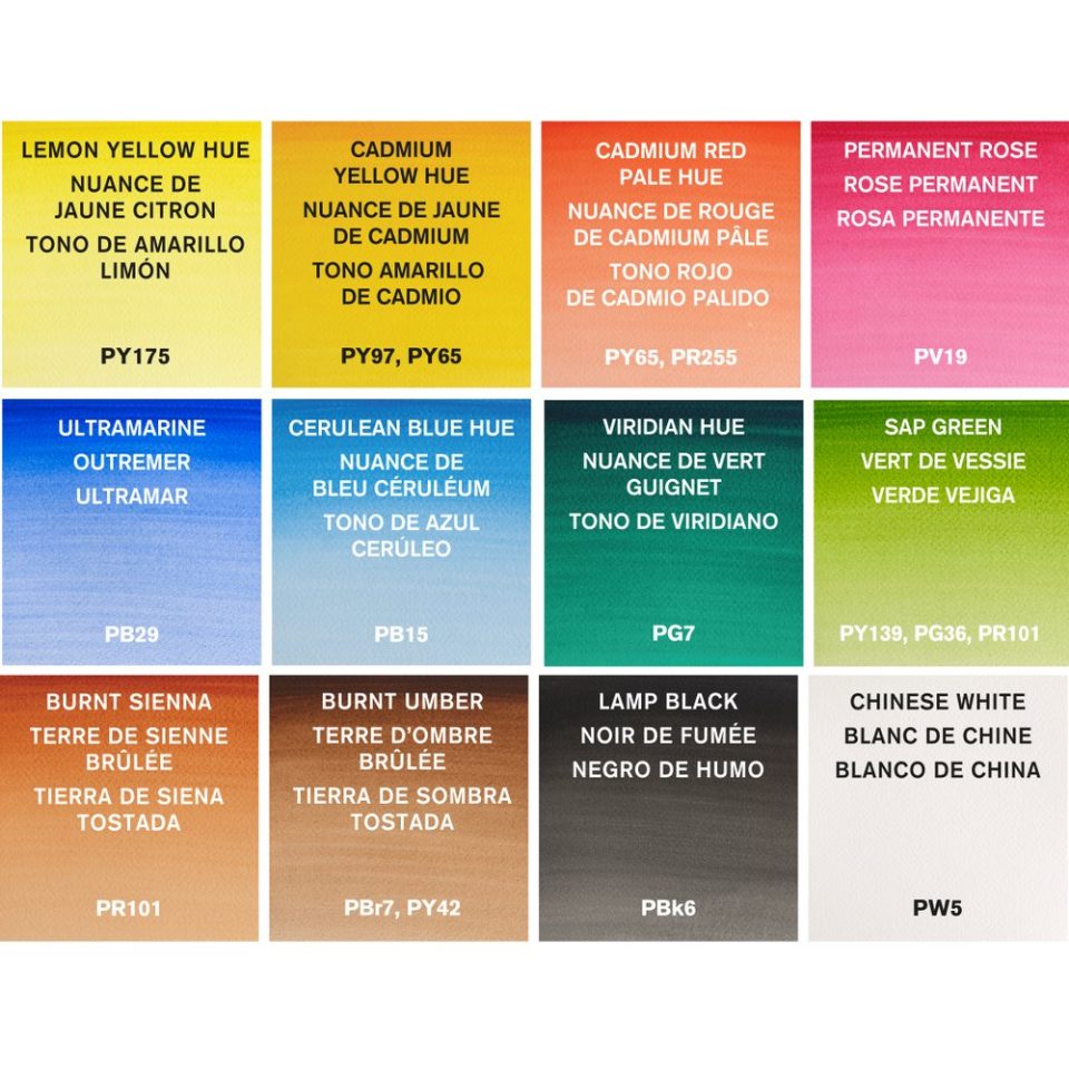 Cotman Watercolours Field Plus - 12 Half Pans Product code: 0390374 Barcode: 094376954371