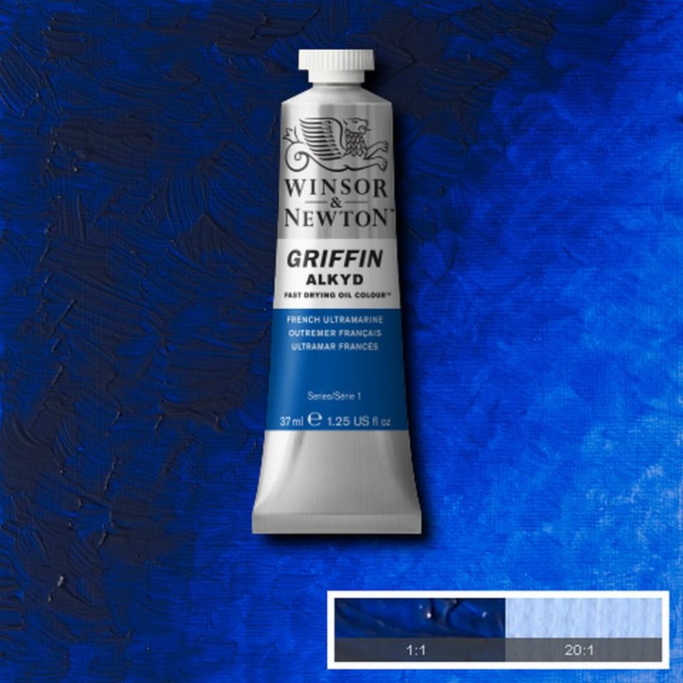 Winsor & Newton- Griffin Oil - 37ml French Ultramarine