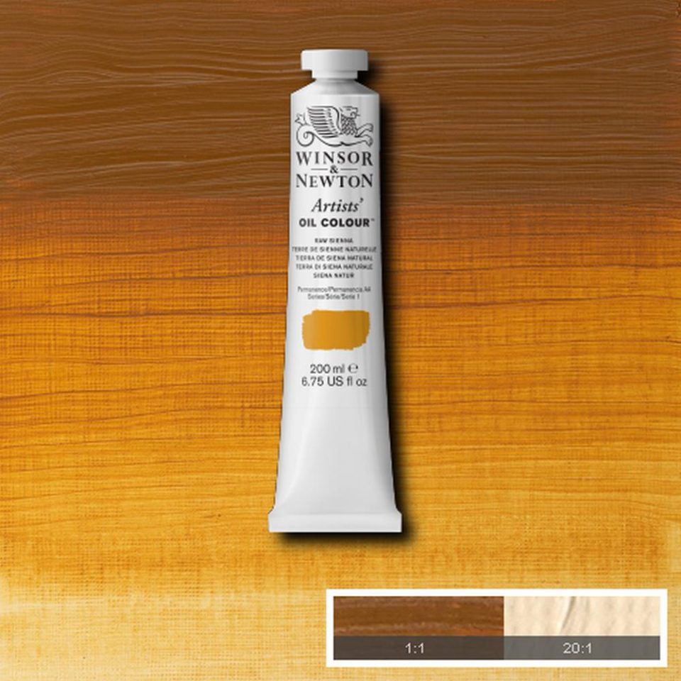 200ml Raw Sienna - Artists' Oil
